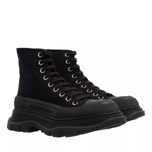 Alexander McQueen Boots With Profile Sole Black High-Top Sneaker