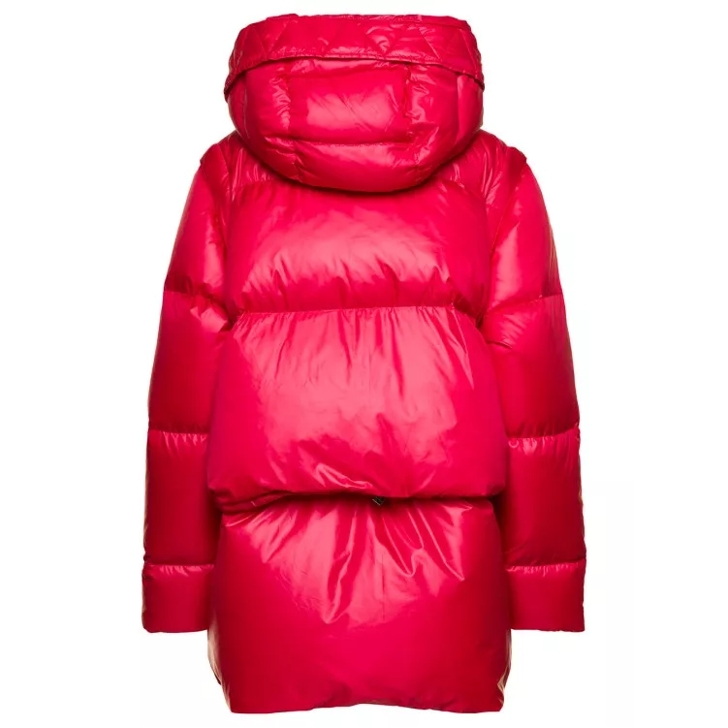 Girls red cheap puffer jacket