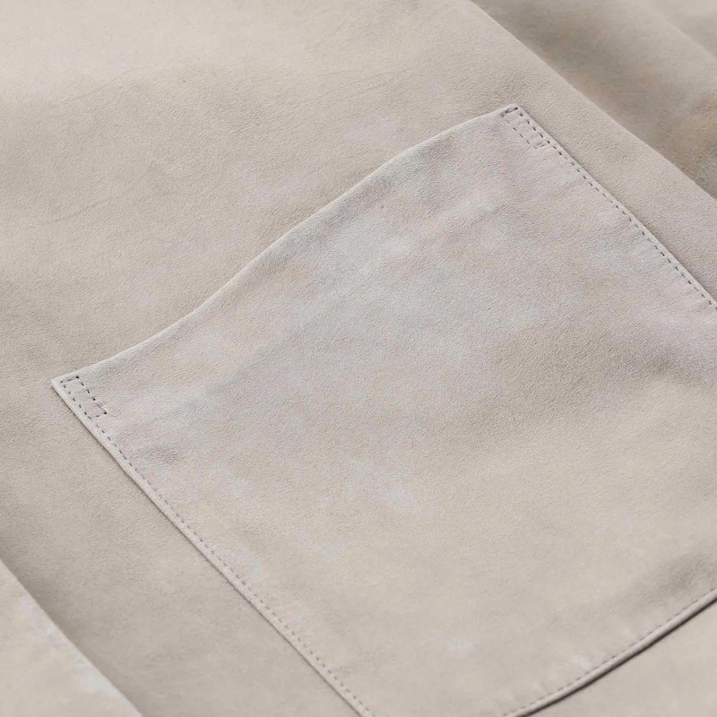 Arma Übergangsjacke Jacke Zhou aus Veloursleder weiß(Image 4)