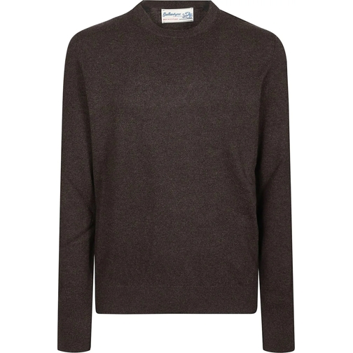 Ballantyne  Plain Sweater Brown schwarz