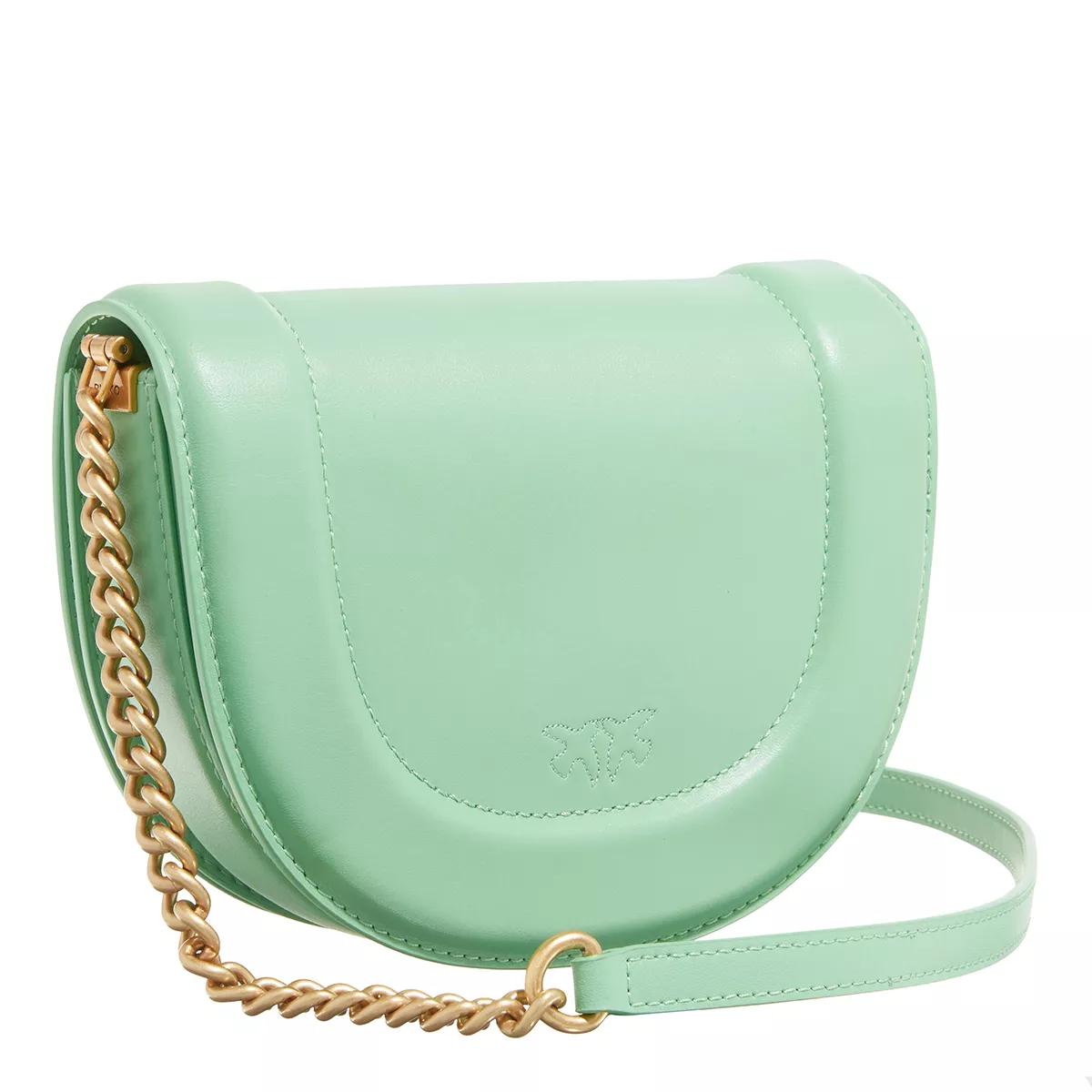 pinko Crossbody bags Love Round Click Mini in groen