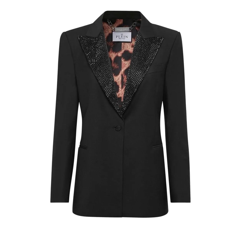 Philipp Plein Blazer Blazer Skull Mit Schmucksteinen schwarz(Image 2)