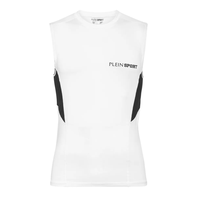 Plein Sport Top Tanktop weiss