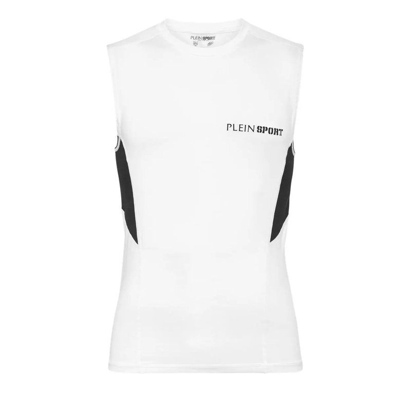 Plein Sport Top Tanktop weiss