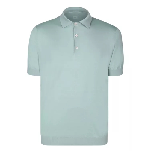 Lardini Cotton Polo Shirt Blue 