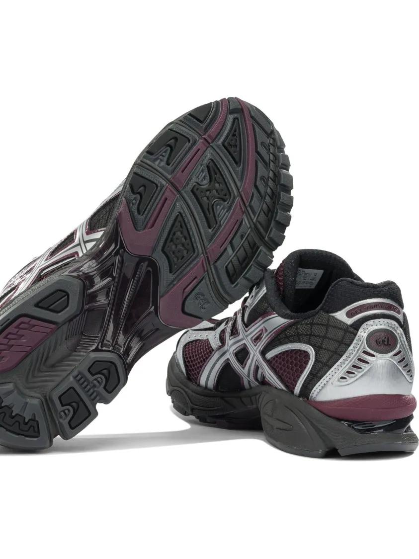 Thumbnail - Asics Low-Top Sneaker - Burgundy Slip-On Sneakers With Dynamic Pattern And - Gr. 10_5 - in Grau - für Damen