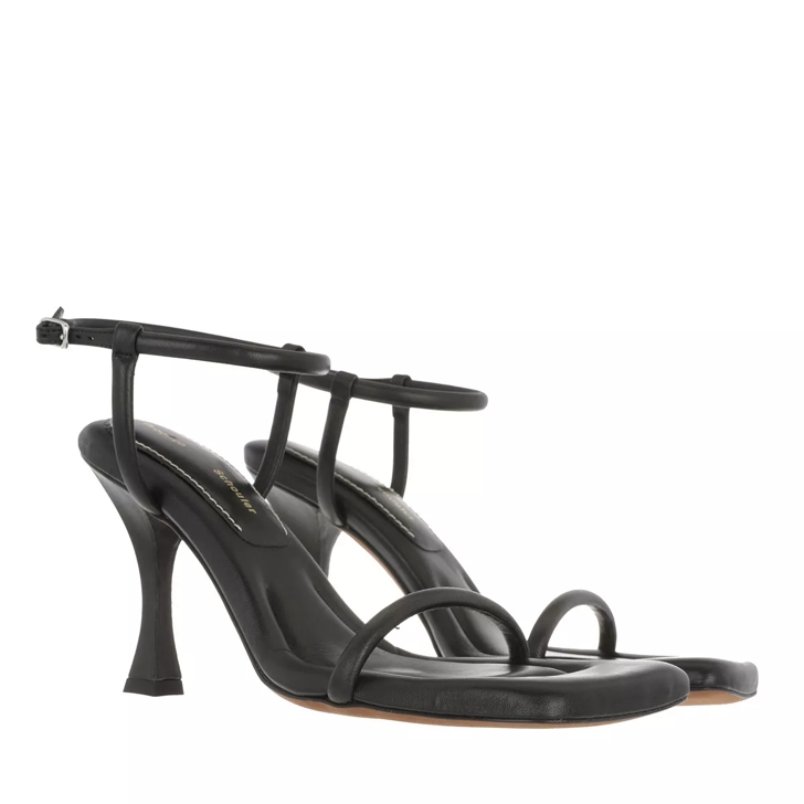 Proenza Schouler Cecil Padded Ankle Strap Sandal Black Sandal