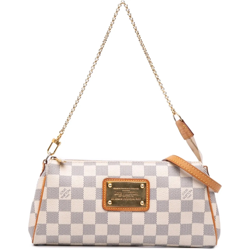 Louis Vuitton Sac à bandoulière Damier Azur Eva weiß