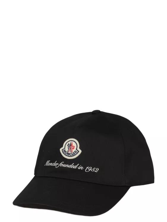 Moncler Mützen - Gabardine Baseball Cap - Gr. ONE SIZE - in Schwarz - für Damen