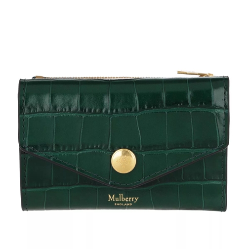 Mulberry Credit Card Holder Leather Green Kartenhalter