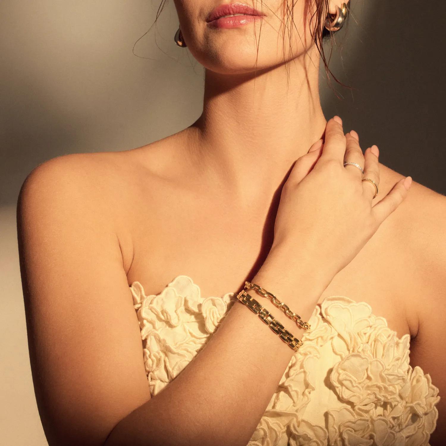 Thumbnail - Parte Di Me Armband - Bibbiena Poppi Lucia Armband - Gr. ONE SIZE - in Gold - für Damen