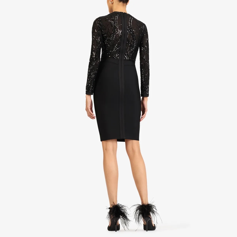 Kraimod Abendkleid Bandagekleid schwarz(Image 3)