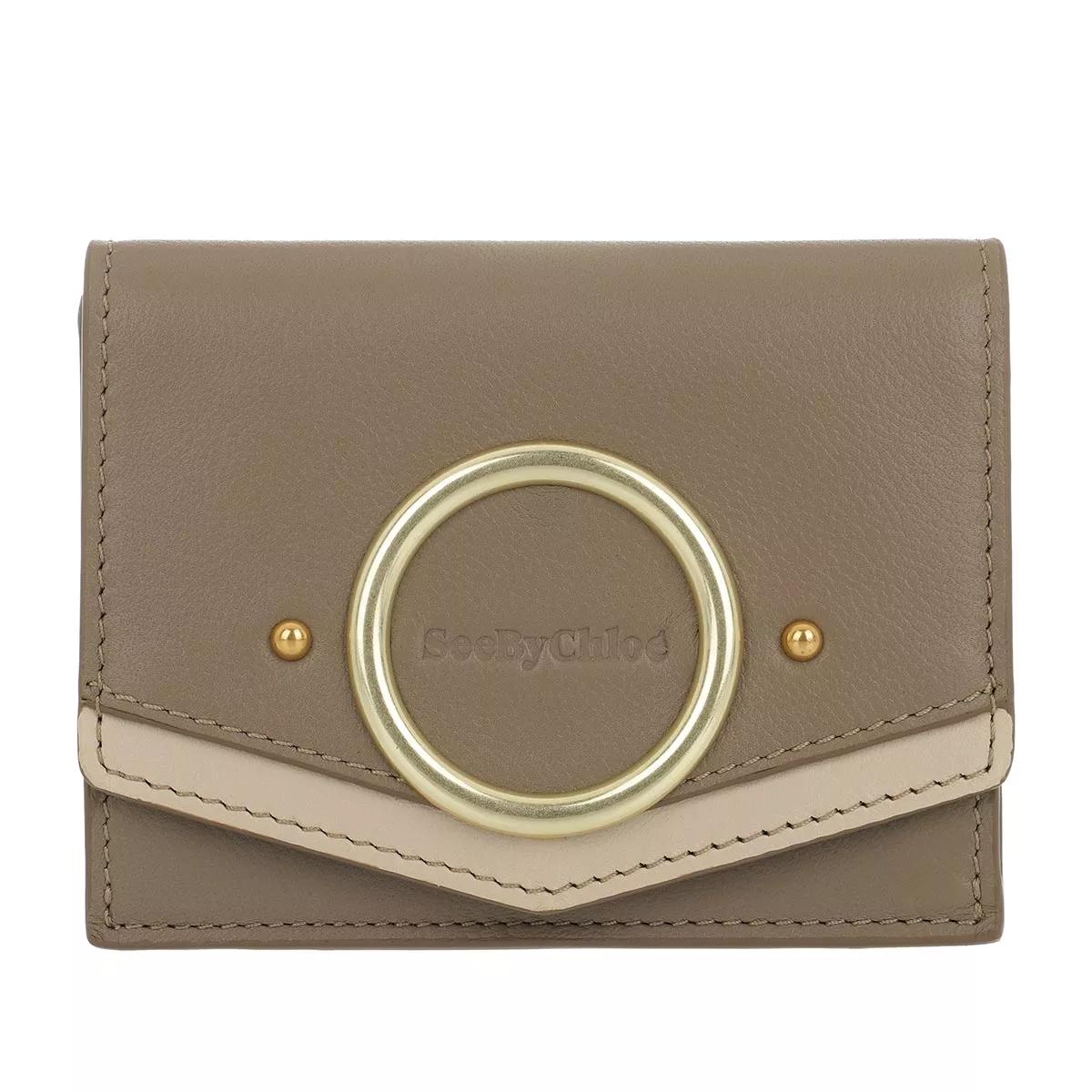 See By Chloé Portemonnaie - Wallet Leather - Gr. unisize - in Beige - für Damen