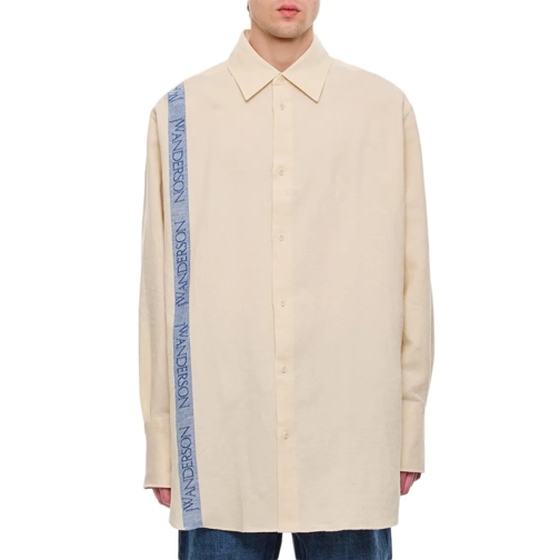 J.W.Anderson Hemden Tea Towel Oversized Shirt White