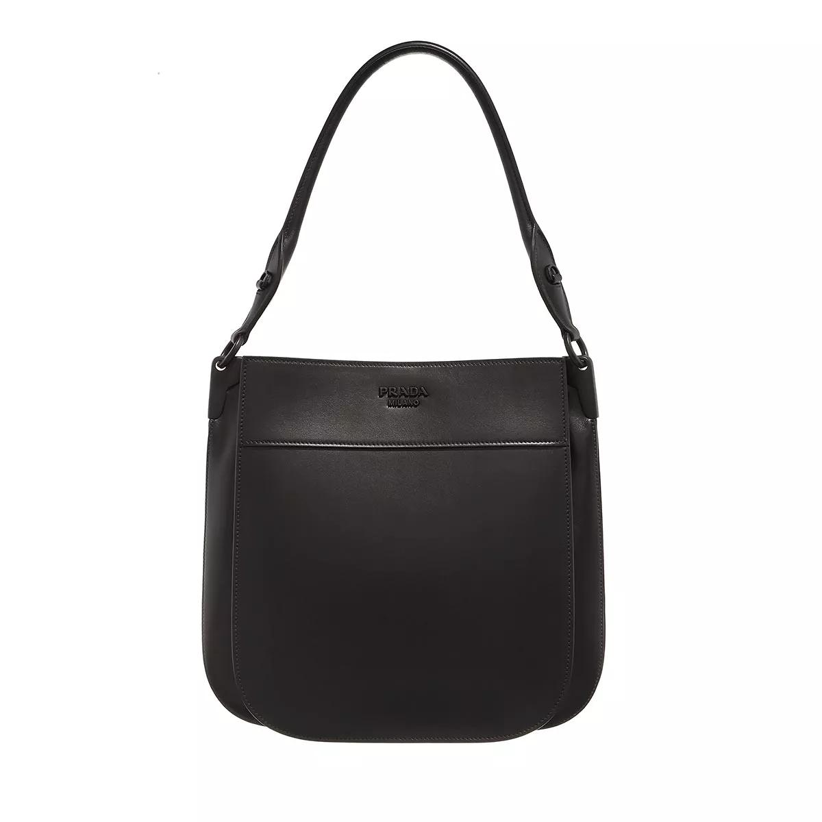 Prada Margit Hobo Shoulder Bag Black Hobo Bag