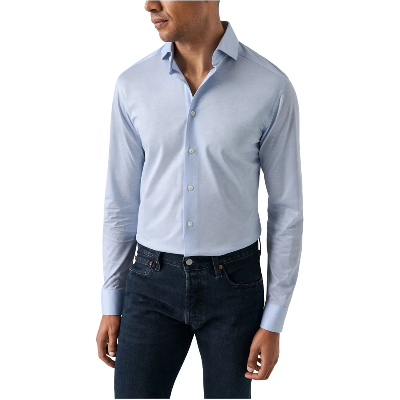 Eton  Eton Filo De Scozia Oxford Shirt Lange Mouw Overhe blau(Image 3)