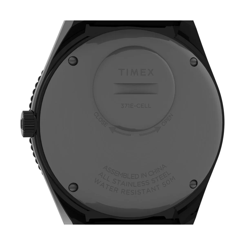 Timex Quarzuhr Analoge Uhr Q Timex Gmt grau(Image 5)