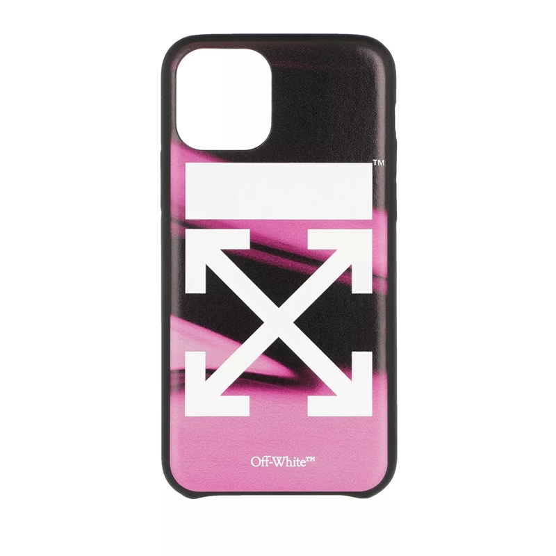 Off-White Étui pour téléphone portable Arrow Liquid Melt 11Pro Cover  Fuchsia White