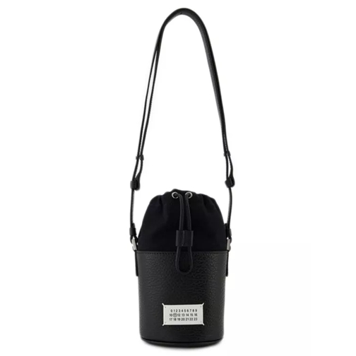 Maison Margiela 5Ac Mini Hobo Bag  - Black - Leather Black Borsa hobo