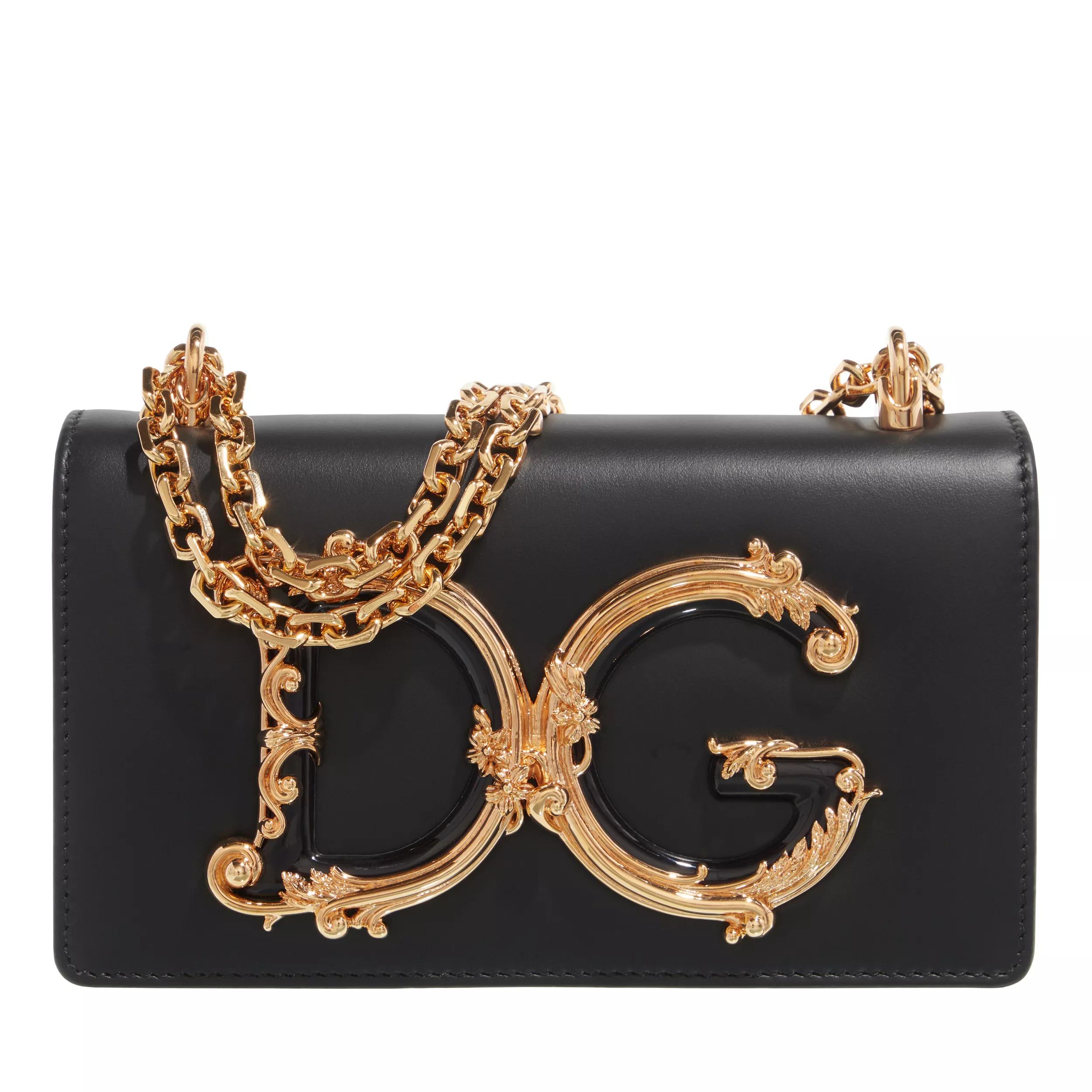 Dolce&Gabbana Crossbody Bags - Phone Bag Dg Baroque - Gr. unisize - in Schwarz - für Damen