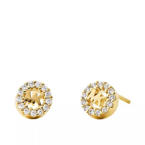 Michael Kors MKC1033AN710 MK Logo Stud Gold Clou d'oreille