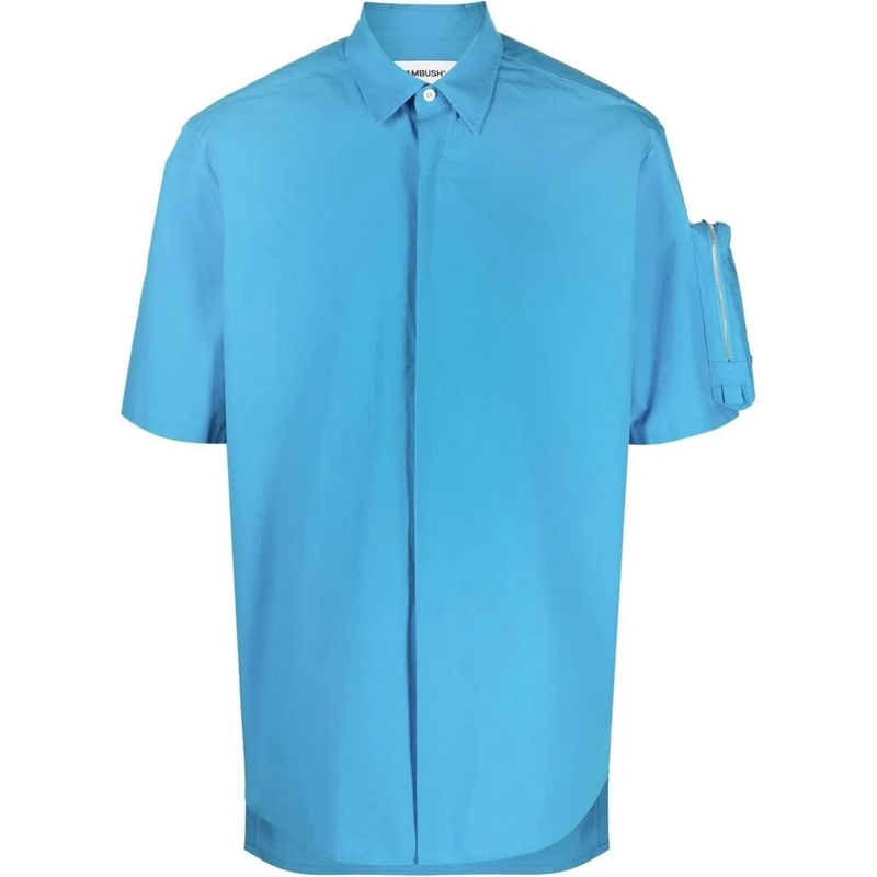Ambush Legeres Oberteil Ambush Short-Sleeved Shirt blau