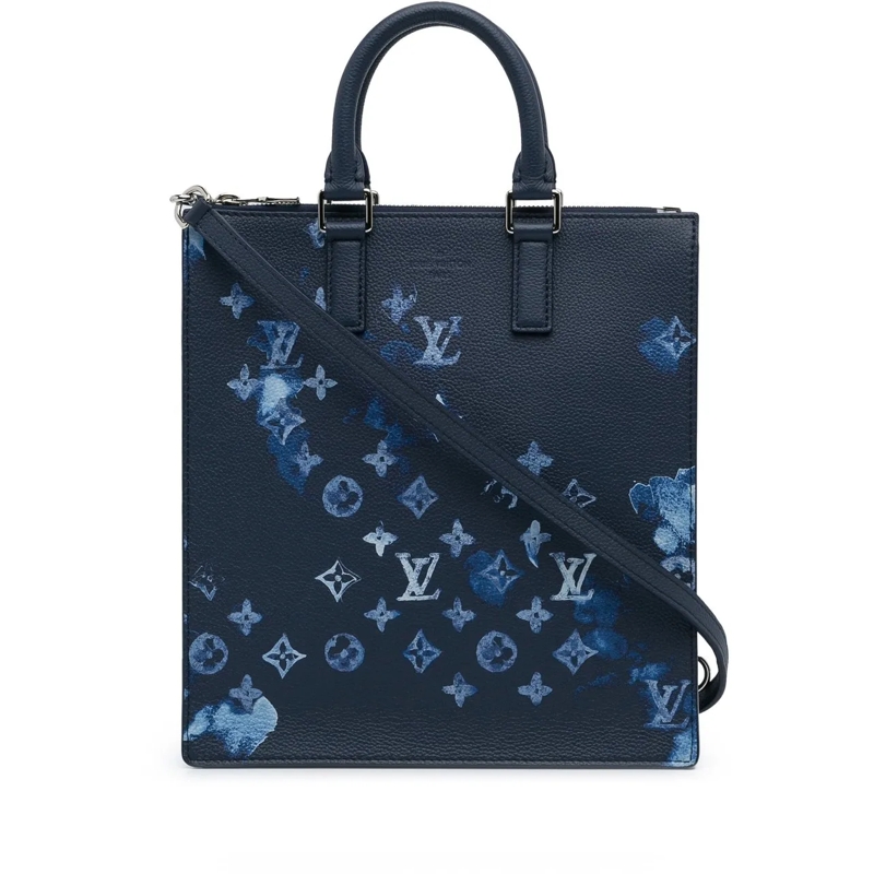 Louis Vuitton Sac à bandoulière Monogram Ink Watercolor Sac Plat Zippe blau