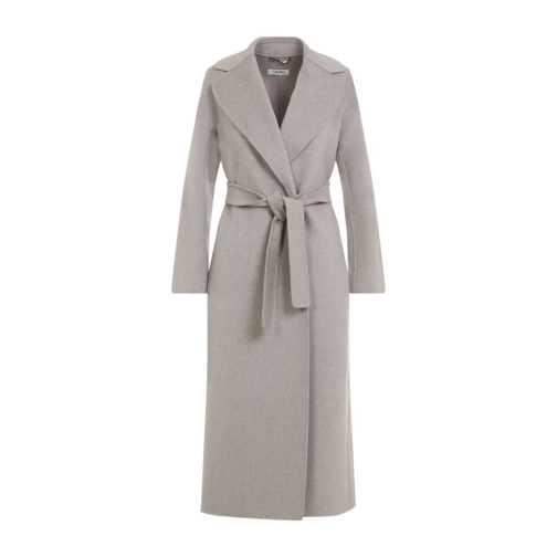 Max Mara Poldo Wool Coat Grey Övergångsrockar