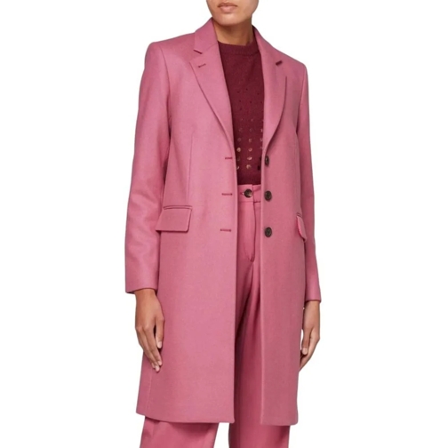 Paul Smith Veste de transition Manteau redingote laine Rose W2R 225C N21059 51 Pa rose