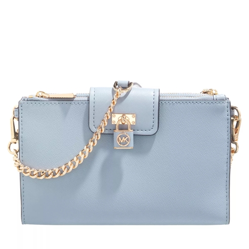 Michael Kors Ruby Small Doublezip Crossbody Pale Blue Crossbody Bag