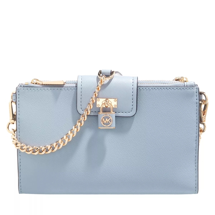 Michael Kors Ruby Small Doublezip Crossbody Pale Blue