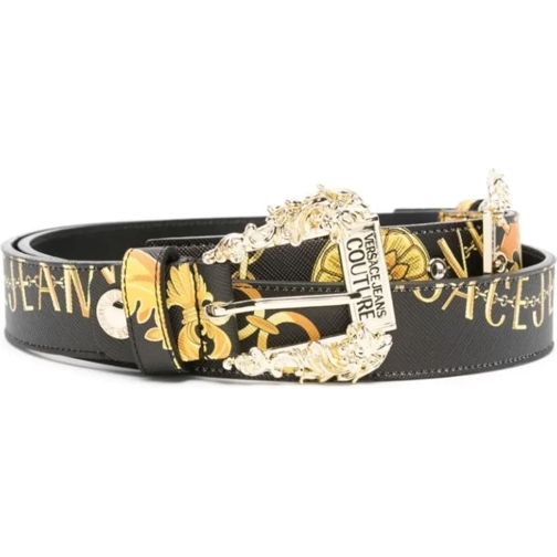 Versace Gürtel Baroque Print Belt schwarz