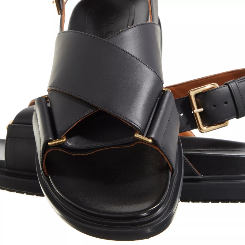 Marni Slides Fb Criscross Sandal Black(Image 19)