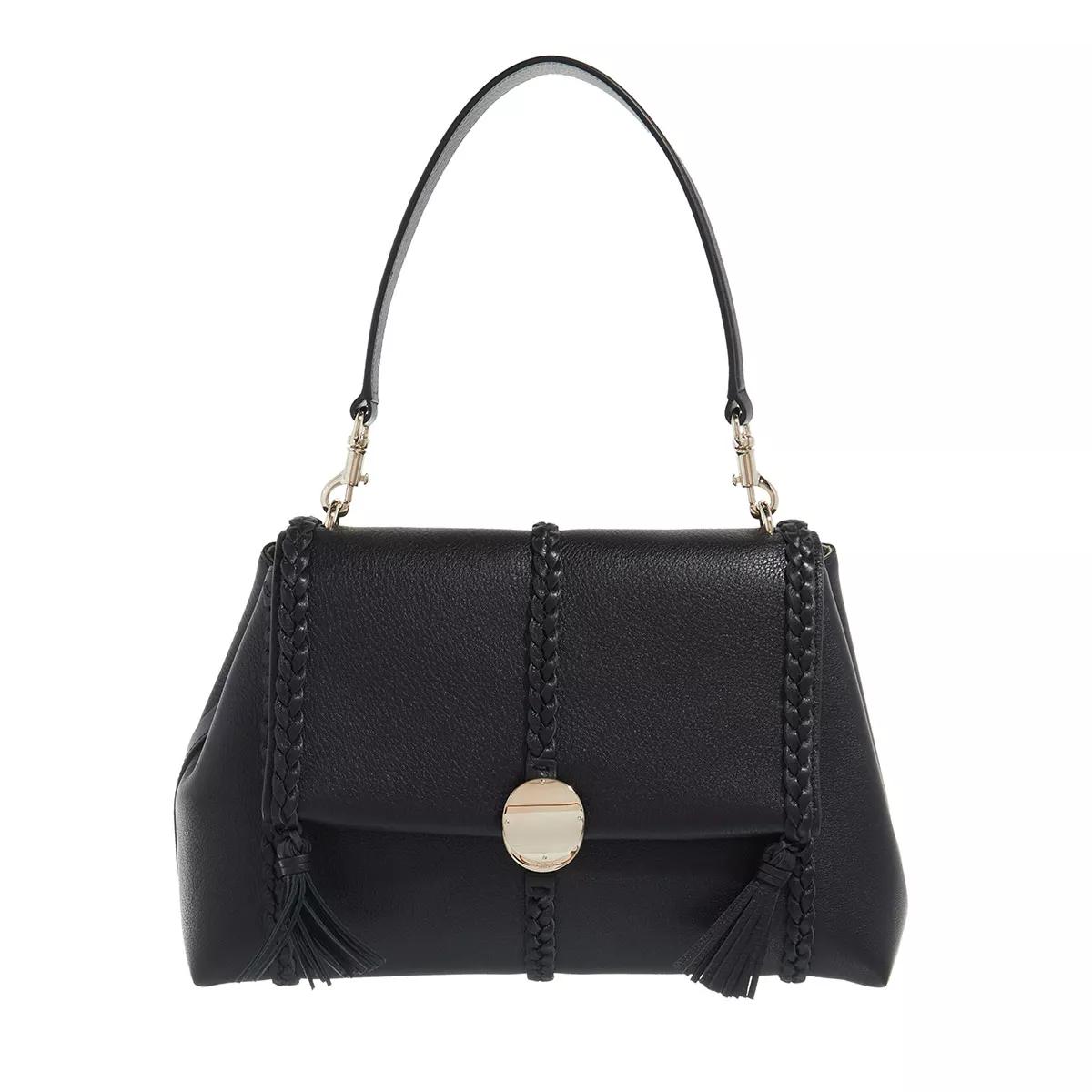 Chloé Shoulder Bag Leather Black | Satchel