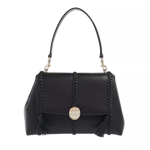 Chloé Shoulder Bag Leather Black Schooltas