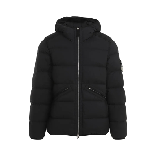 Stone Island Black Polyamide Jacket Black Donzen jassen