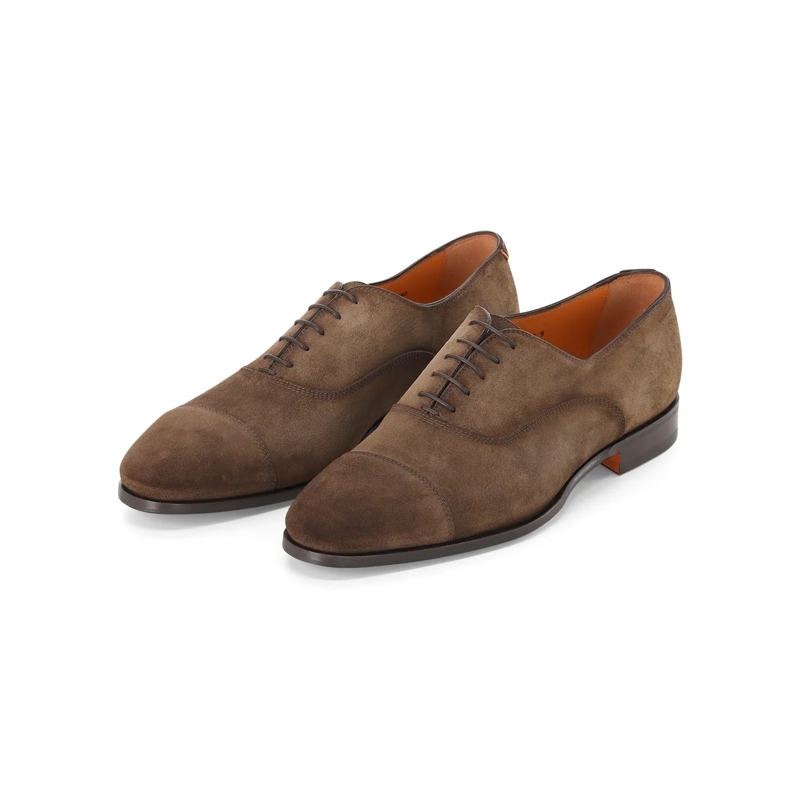 Santoni Schnürschuhe Schnürschuh Archie aus Leder mehrfarbig