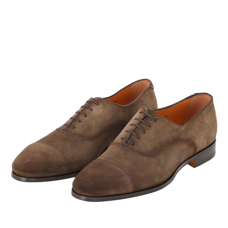 Santoni Schnürschuhe Schnürschuh Archie aus Leder mehrfarbig