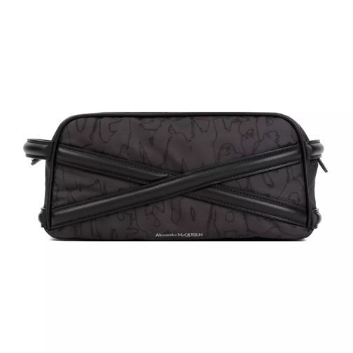 Alexander McQueen Black Wash Bag Black Pochette