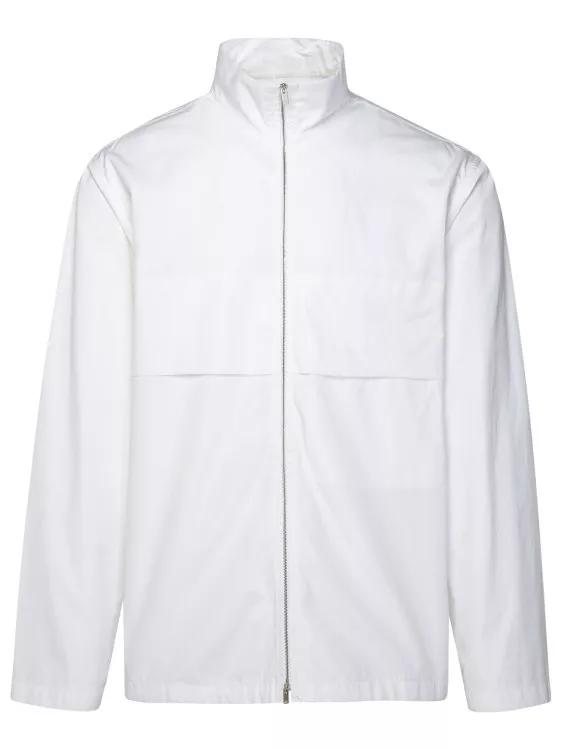 Jil Sander - White Cotton Jacket - Größe 46 - white