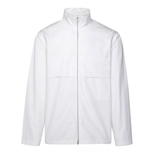 Jil Sander White Cotton Jacket White 
