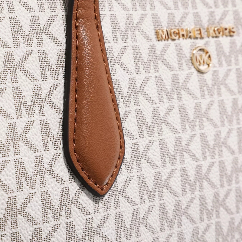 MICHAEL Michael Kors Shopper Md Tz Tote Vanilla/Acrn (Image 4)