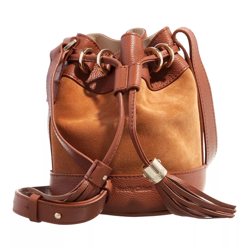 See By Chloé Shoulder Bag Leather Caramello Borsa a secchiello