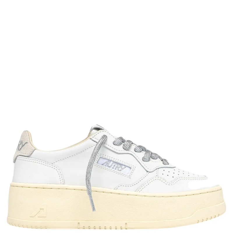 Autry International Lage-top sneaker Medalist Platform Sneakers White