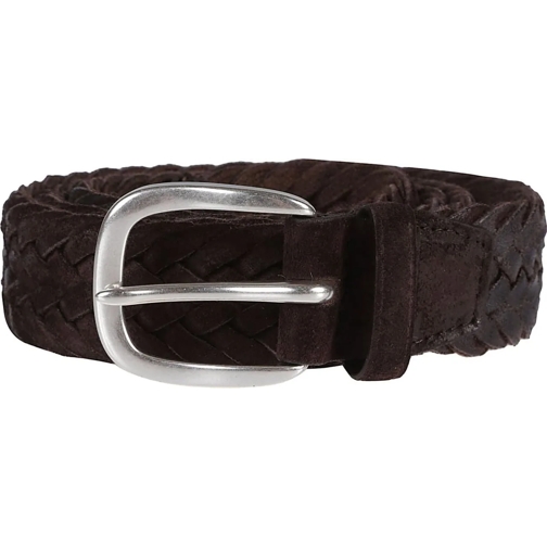 Orciani Gürtel Winter Suede Belt Brown schwarz