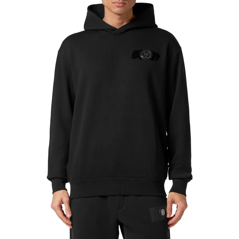 Plein Sport Top Hoodie schwarz(Image 3)