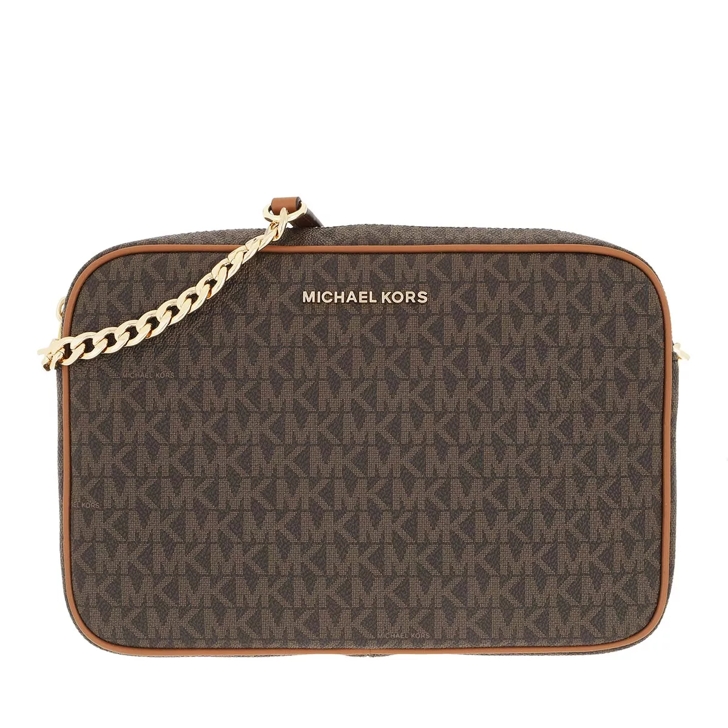 Michael Kors Lg Ew Crossbody Brown Camera Bag