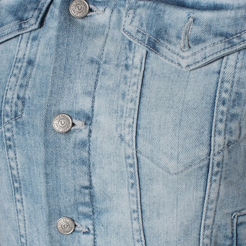True Religion Jeansjacke Jeansjacke blau(Image 6)