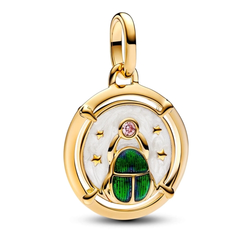 Pandora Scarab Beetle Medallion Charm Green Pendentif