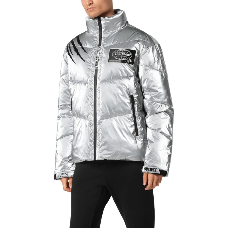 Plein Sport Daunenjacke Winterjacke silber(Image 4)
